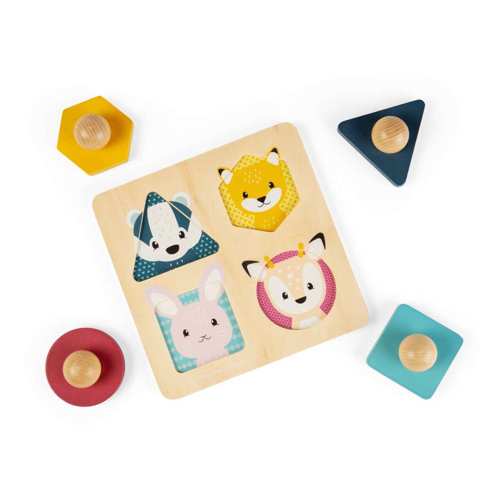 FSC® Certified Woodland Animal Shape Puzzle - DAMAGED BOX