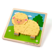 Chunky Lift-Out Puzzle - Sheep