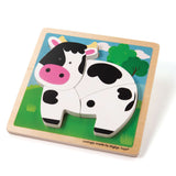 Chunky Lift-Out Puzzle - Cow