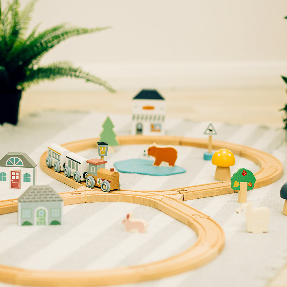 Woodland Animal Train Set - Damaged Box