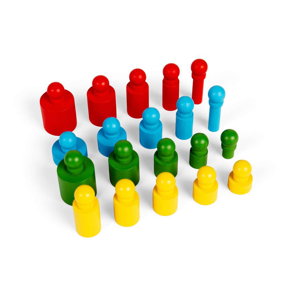 Pattern Blocks Pegs Peg Blocks | Size & Shape Sorter | Bigjigs Toys