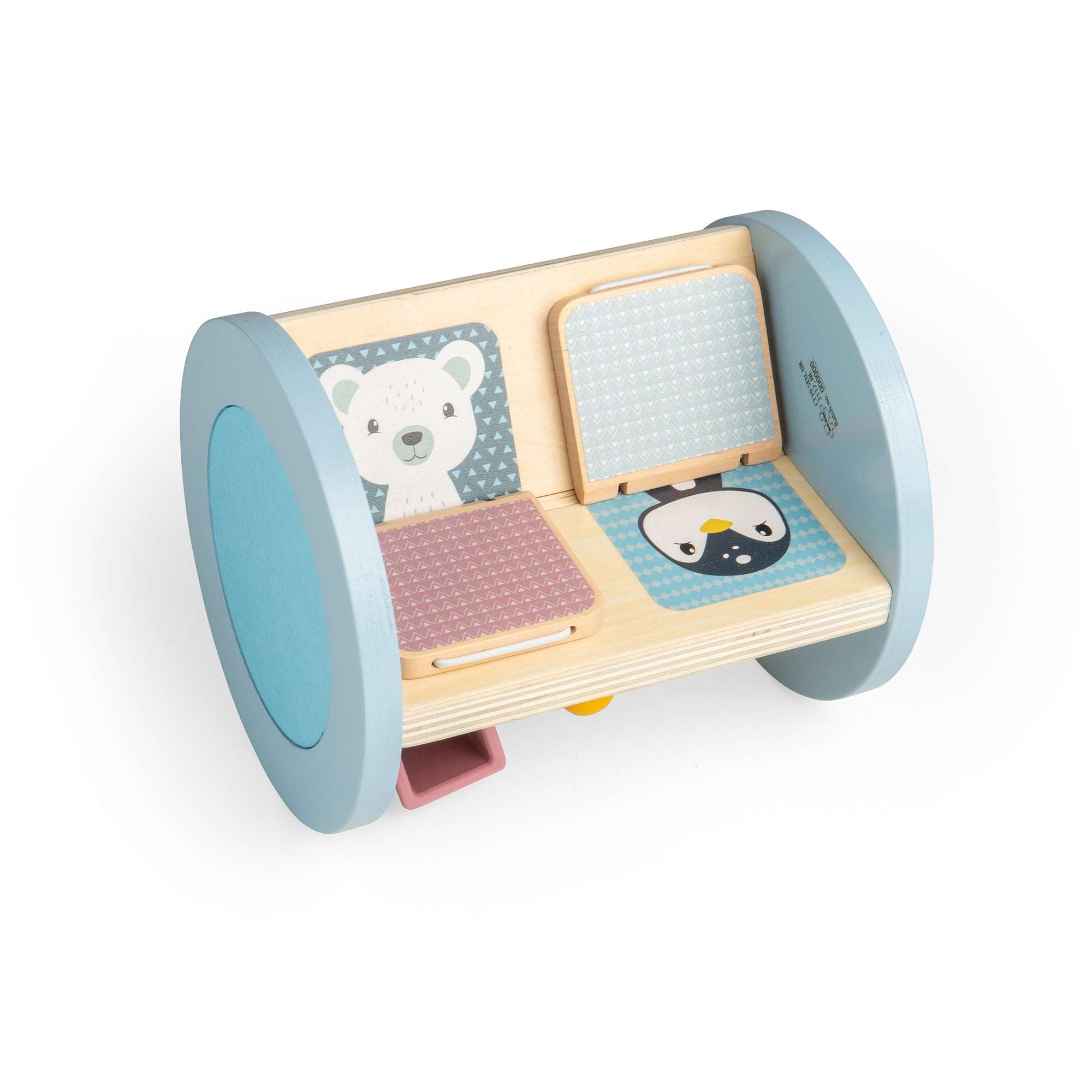 Gioco Di Incastri Stelle In Silicone Bigjigs – 5 Pezzi Con Base In Legno – Giocattolo Montessori Per Bambini 12+ Mesi