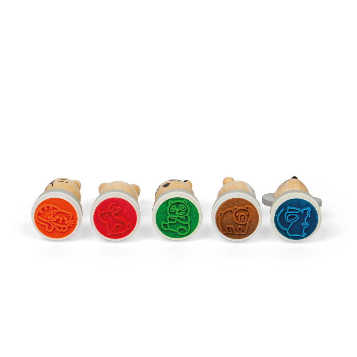 Wooden Ink Stampers (5 Pack)