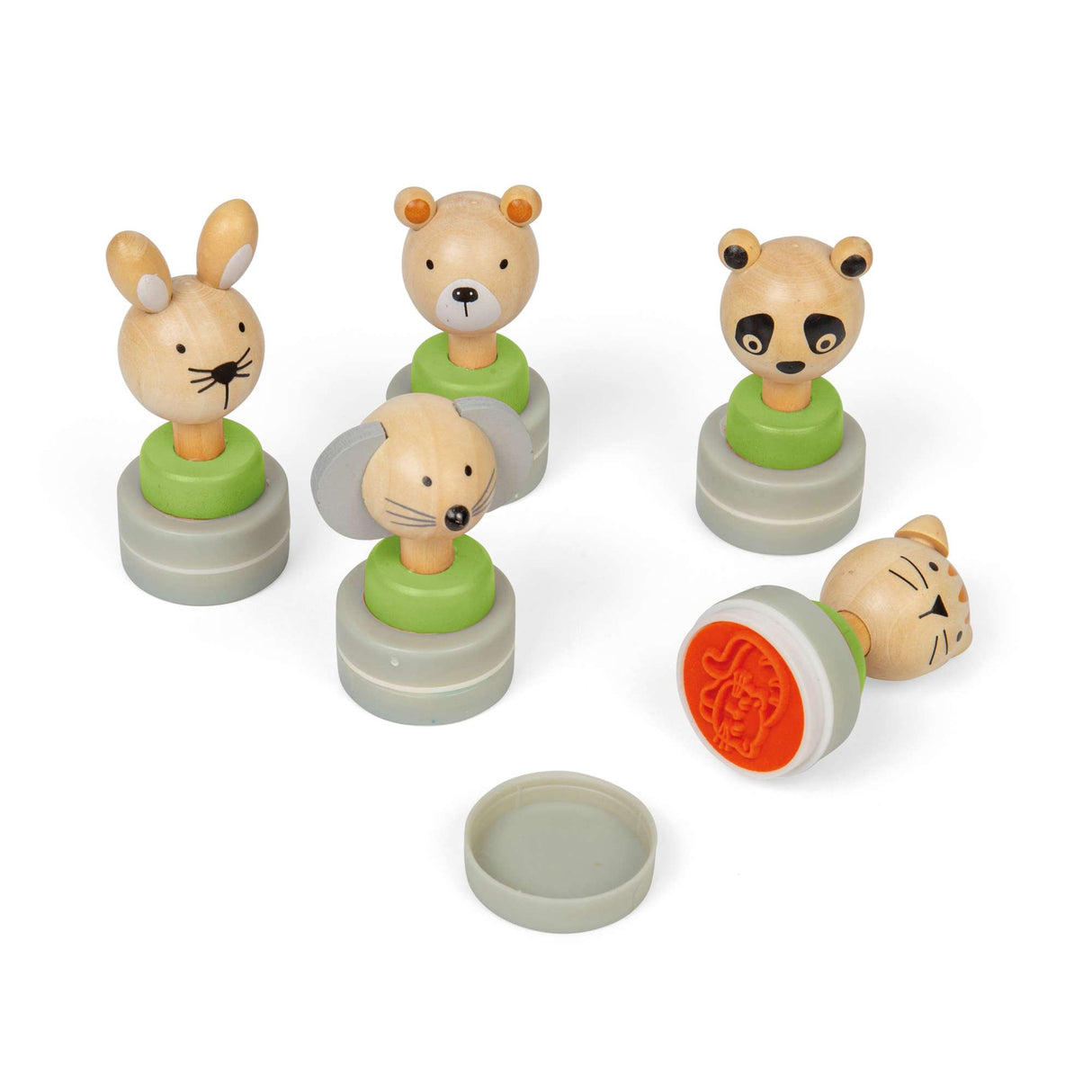 Wooden Ink Stampers (5 Pack)