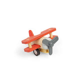 Pull Back Bi-Planes - Red, Blue (Pack of 2)