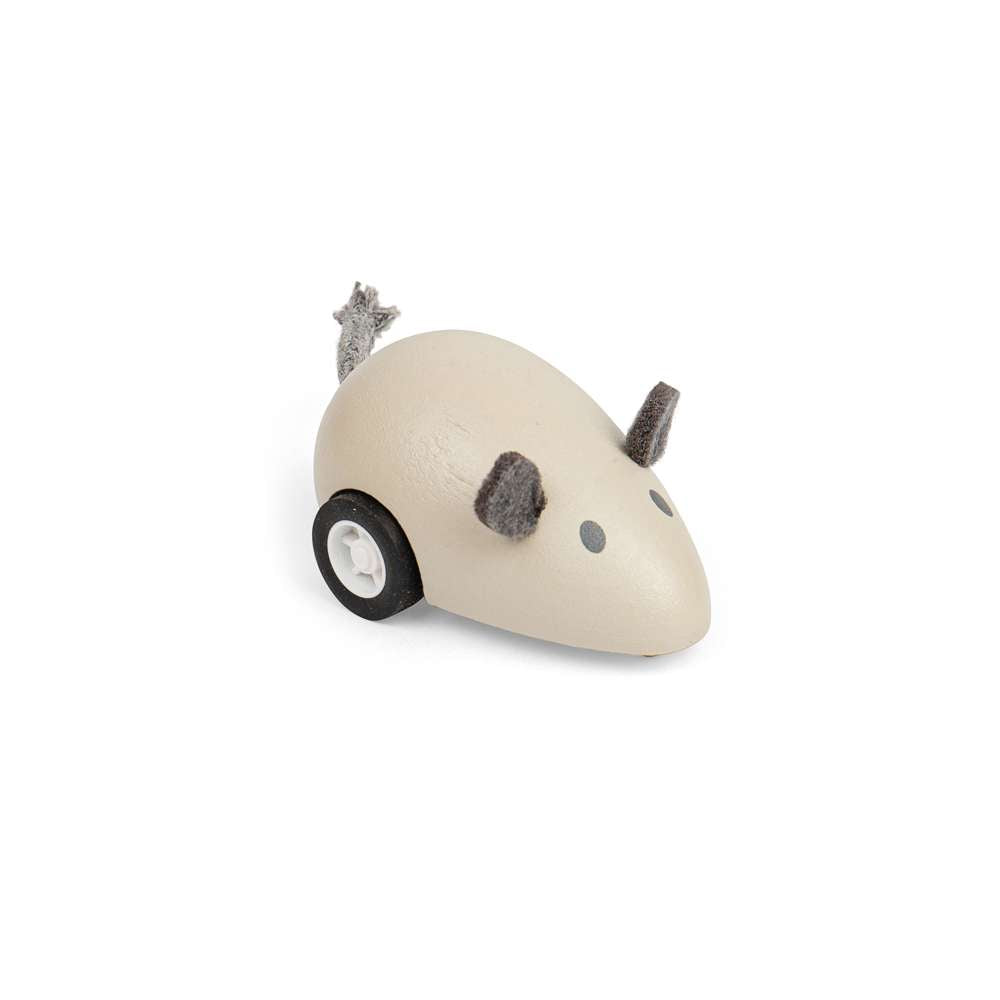 Cat & Mice Pull Backs - Yellow Cat