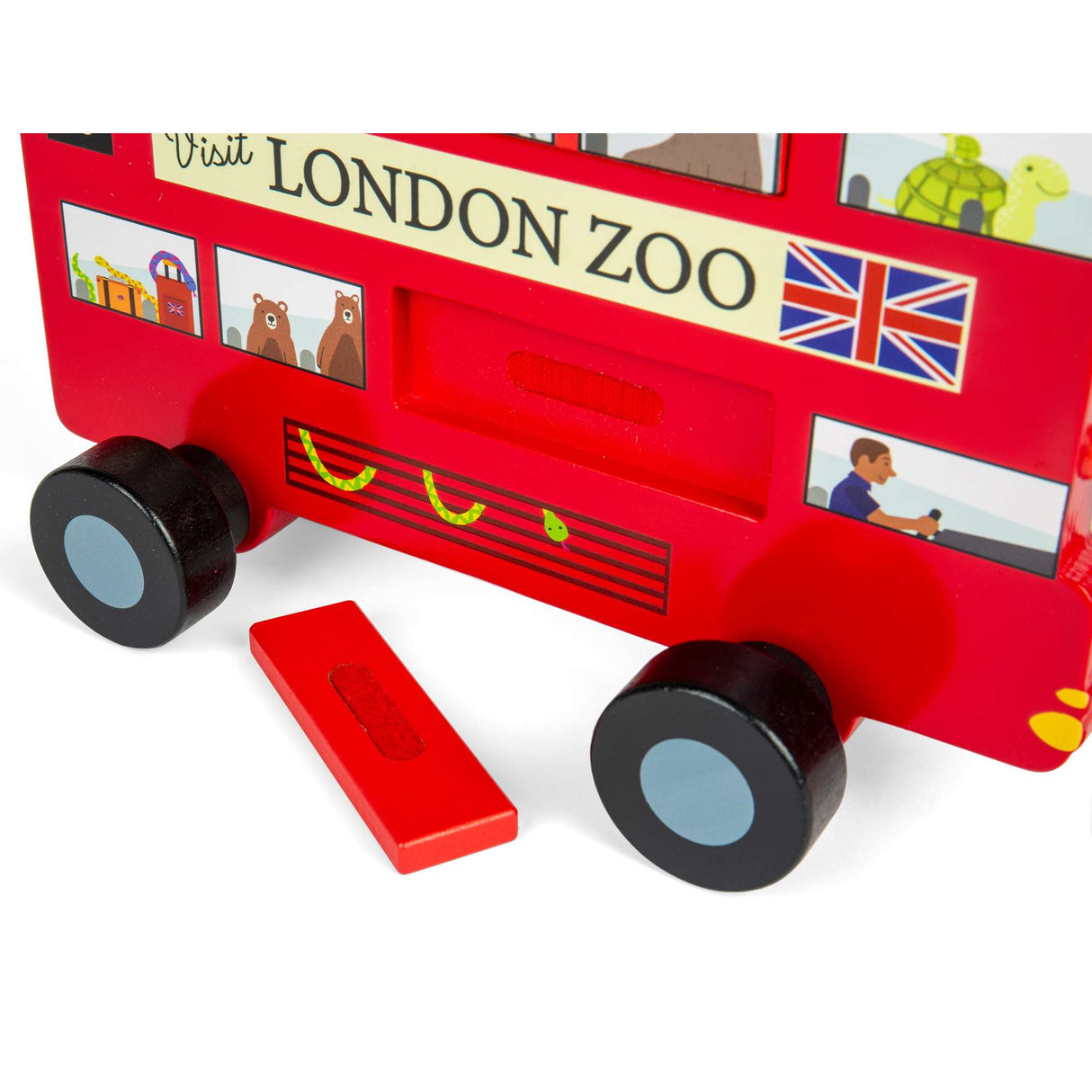 London Bus Pull Along