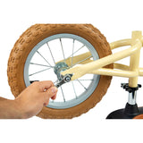 Cream Toddlers Balance Bike With Basket