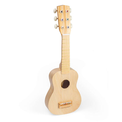 Natural Guitar Wooden Toy Musical Instrument for Kids