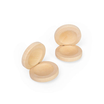 Natural Castanets Wooden Toy Musical Instrument for Kids