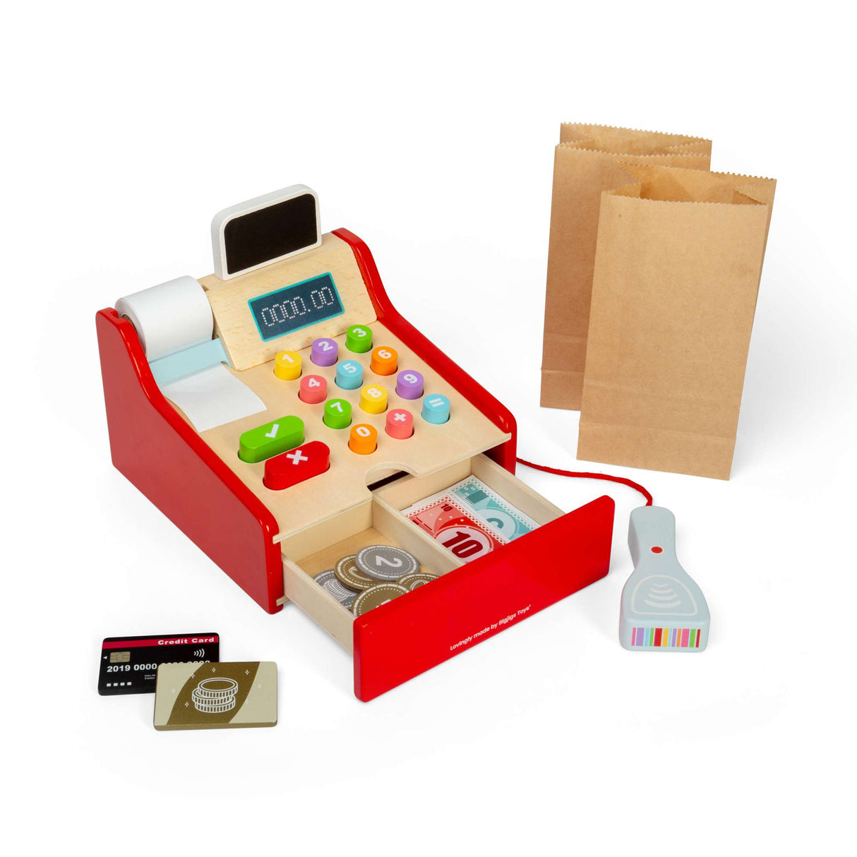 Children's Wooden Cash Register Shop Till