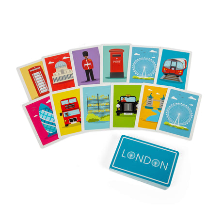 London Snap Memory Game for Kids, Pack of 52 Cards, Travel Games