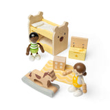 Kids Bedroom Set- Wooden Dolls House Furniture Sets & Accessories
