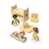 Kids Bedroom Set- Wooden Dolls House Furniture Sets & Accessories