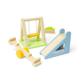 Garden Set- Kids Dolls House Furniture, Wooden 4 Pcs Accessory Pack