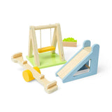 Garden Set- Kids Dolls House Furniture, Wooden 4 Pcs Accessory Pack