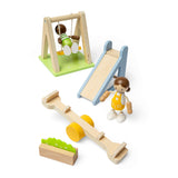 Garden Set- Kids Dolls House Furniture, Wooden 4 Pcs Accessory Pack