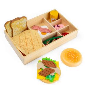 Deli Set Wooden & Felt Play Food