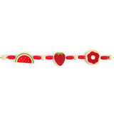 Bigjigs Toys Cheerful Charms Jewellery Set- Kids' Necklace & Bracelet Making Kit
