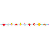 Bigjigs Toys Cheerful Charms Jewellery Set- Kids' Necklace & Bracelet Making Kit