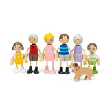 Generational Family Dolls- Set of 7 Doll House People, Toy Families