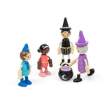 Bigjigs Toys Fairytale Dolls- Wooden People for a Dollhouse, Magical Toy Figures