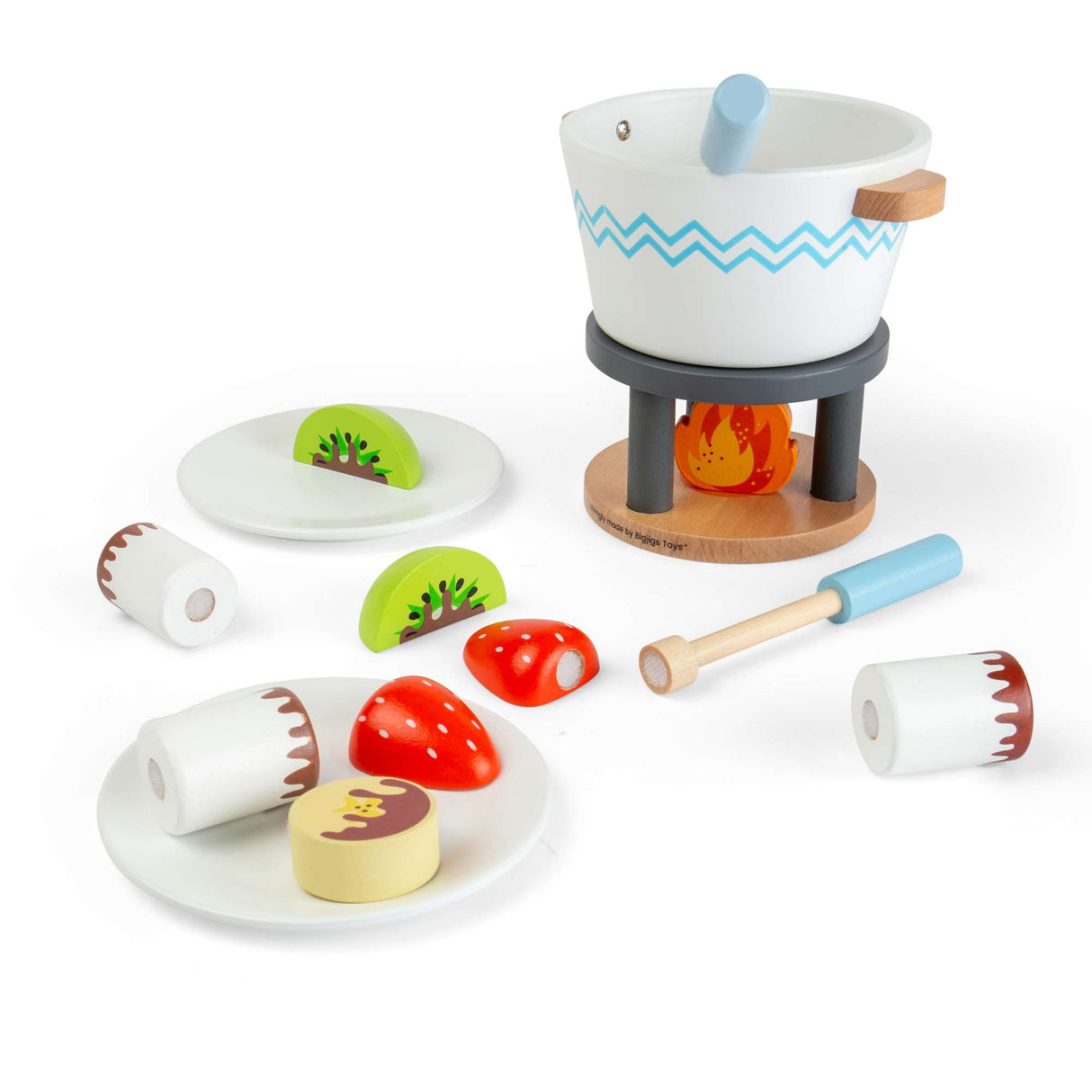 Chocolate Pot For Two - Kids Wooden Play Food Set, Kitchen Playsets