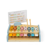 Xylo Piano - 2-in-1 Wooden Xylophone & Baby Piano, Kids Music Toy