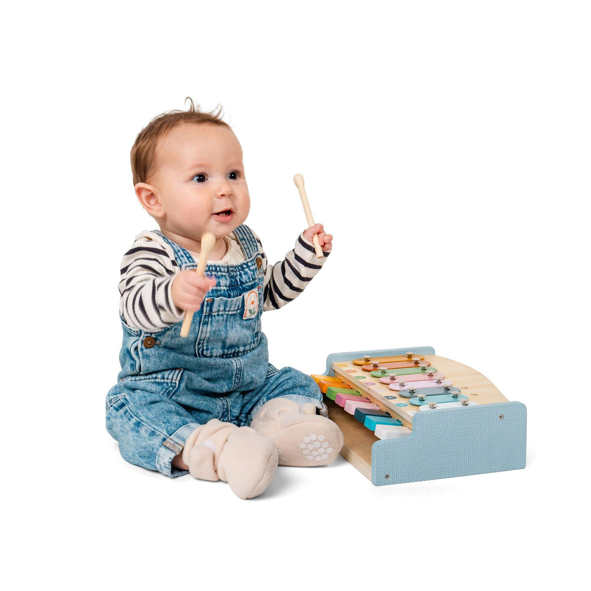 Xylo Piano - 2-in-1 Wooden Xylophone & Baby Piano, Kids Music Toy