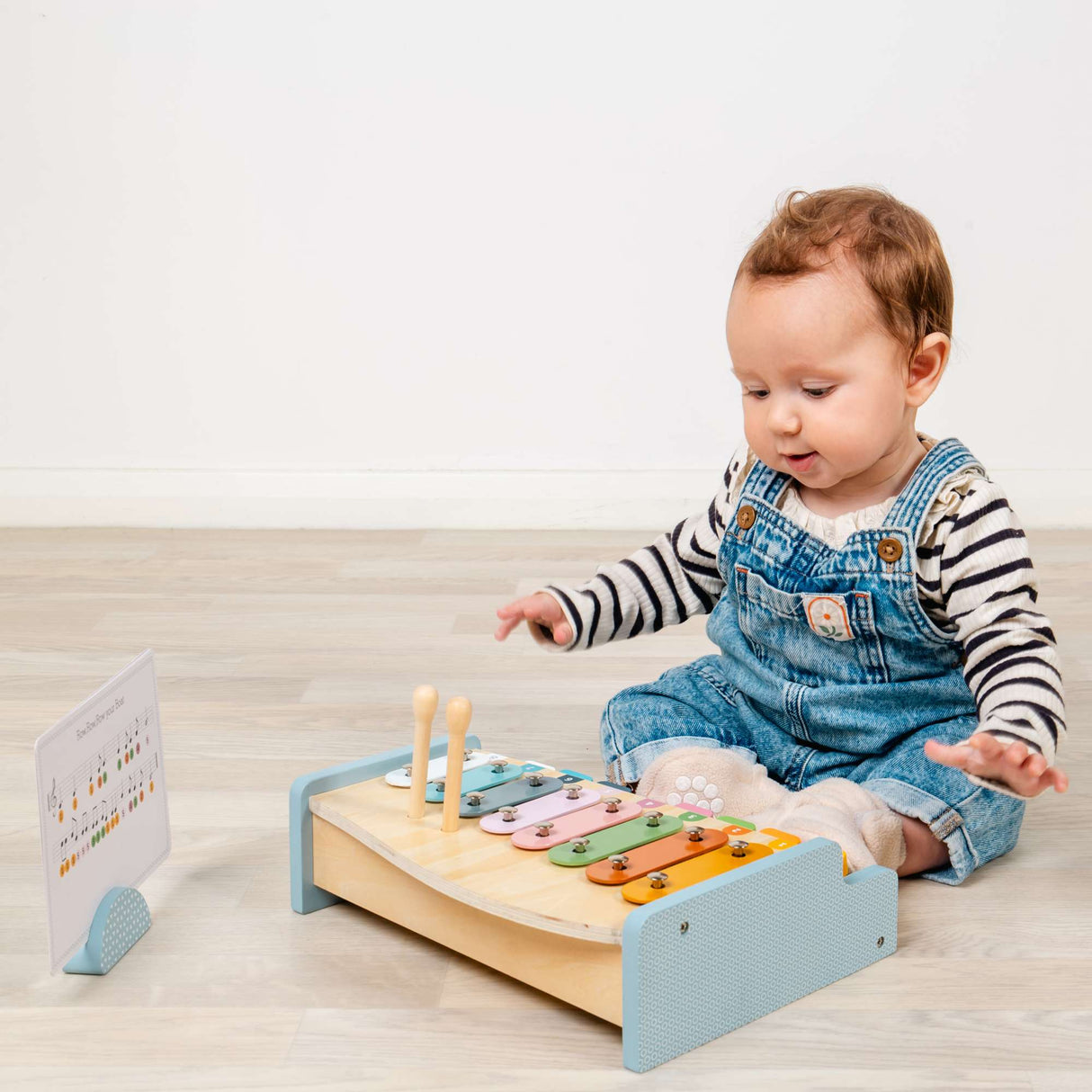 Xylo Piano - 2-in-1 Wooden Xylophone & Baby Piano, Kids Music Toy