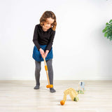 Jungle Croquet- Wooden Animal Themed Outdoor & Indoor Game for Kids