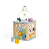 Activity Cube - Wooden Baby Cubes, Learning Centre with Bead Maze