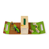 Bigjigs Toys Farm On The Go- Portable Playset for Kids, Toy Animals Travel Set