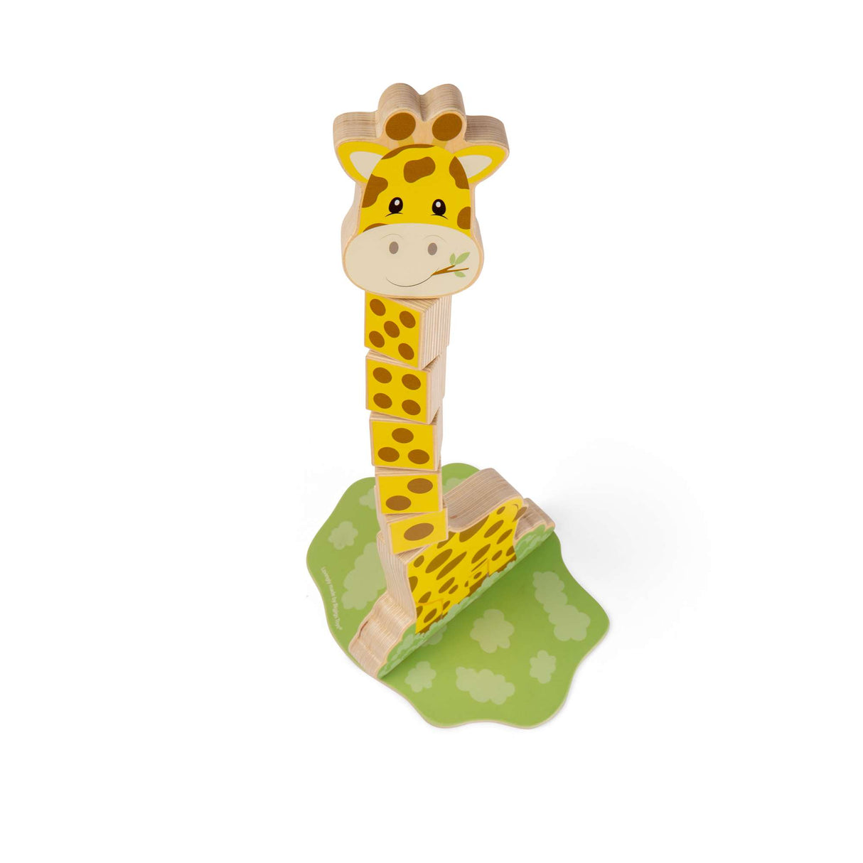 Counting Wobble Neck Giraffe- Kids Wooden Animal Stacking Block Toy