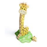 Counting Wobble Neck Giraffe- Kids Wooden Animal Stacking Block Toy