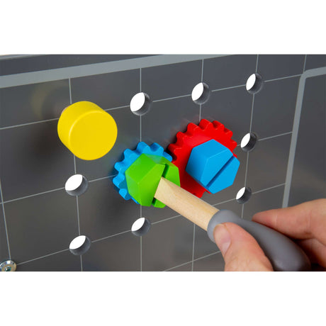 Workers' Workbench - 34pc Wooden Tool Bench, Construction Role Play