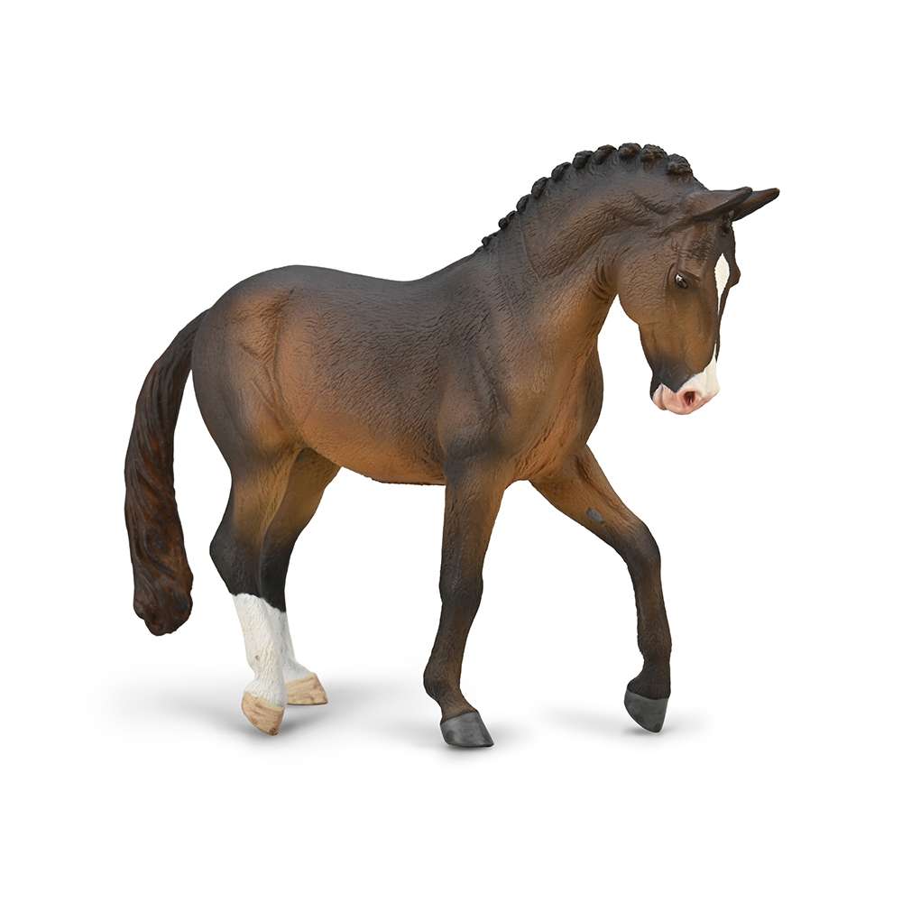 CollectA Trakehner Stallion Seal Bay- Horse Figure, Realistic Toy Animal Figures