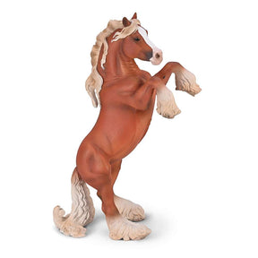 CollectA Gypsy Vanner Mare Rearing Chestnut - Deluxe 1:12 Scale Toy Horse Figure