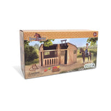 Rider & Accessories with Horse & Stable Box Set