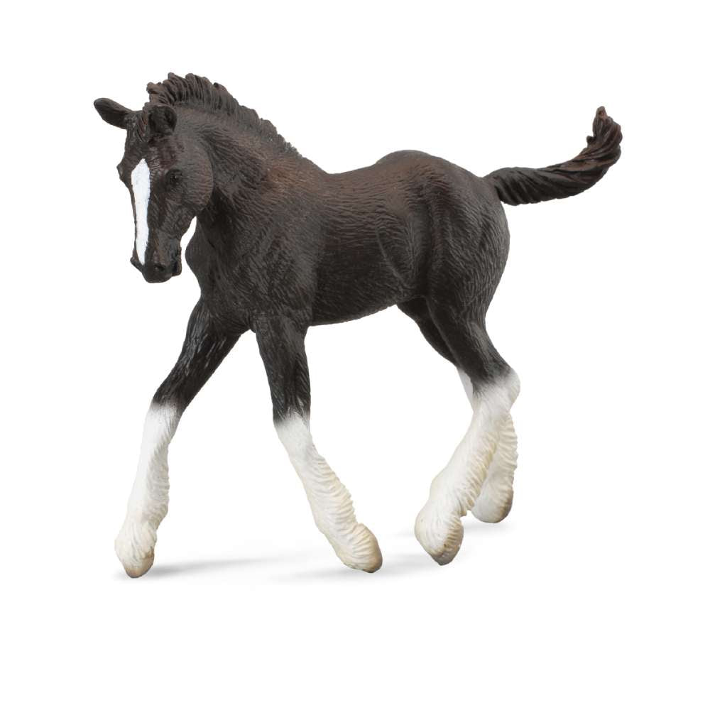 Shire Horse Foal Black Figurine | CollectA Animal Figures