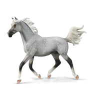 Half Arabian Stallion Dappled Grey - Deluxe 1:12 Scale