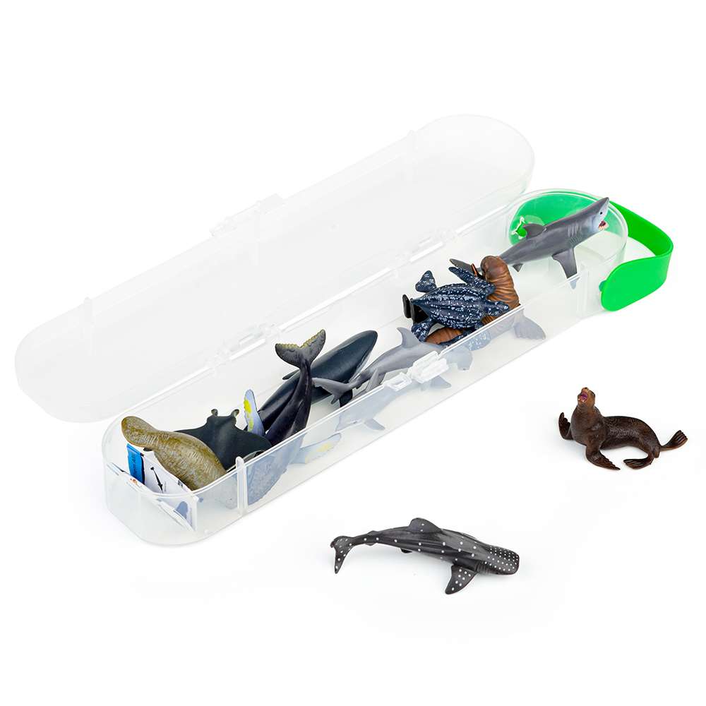 スピリited Away ミニチュアグッズセット Box of Mini Sea Animals | CollectA Animal Toys | Bigjigs Toys
