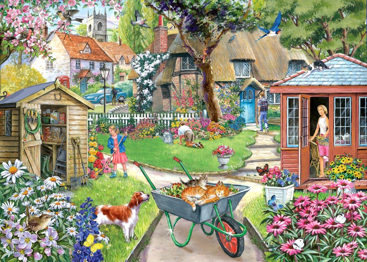 Bloomin Lovely BIG 500 Piece Jigsaw Puzzle