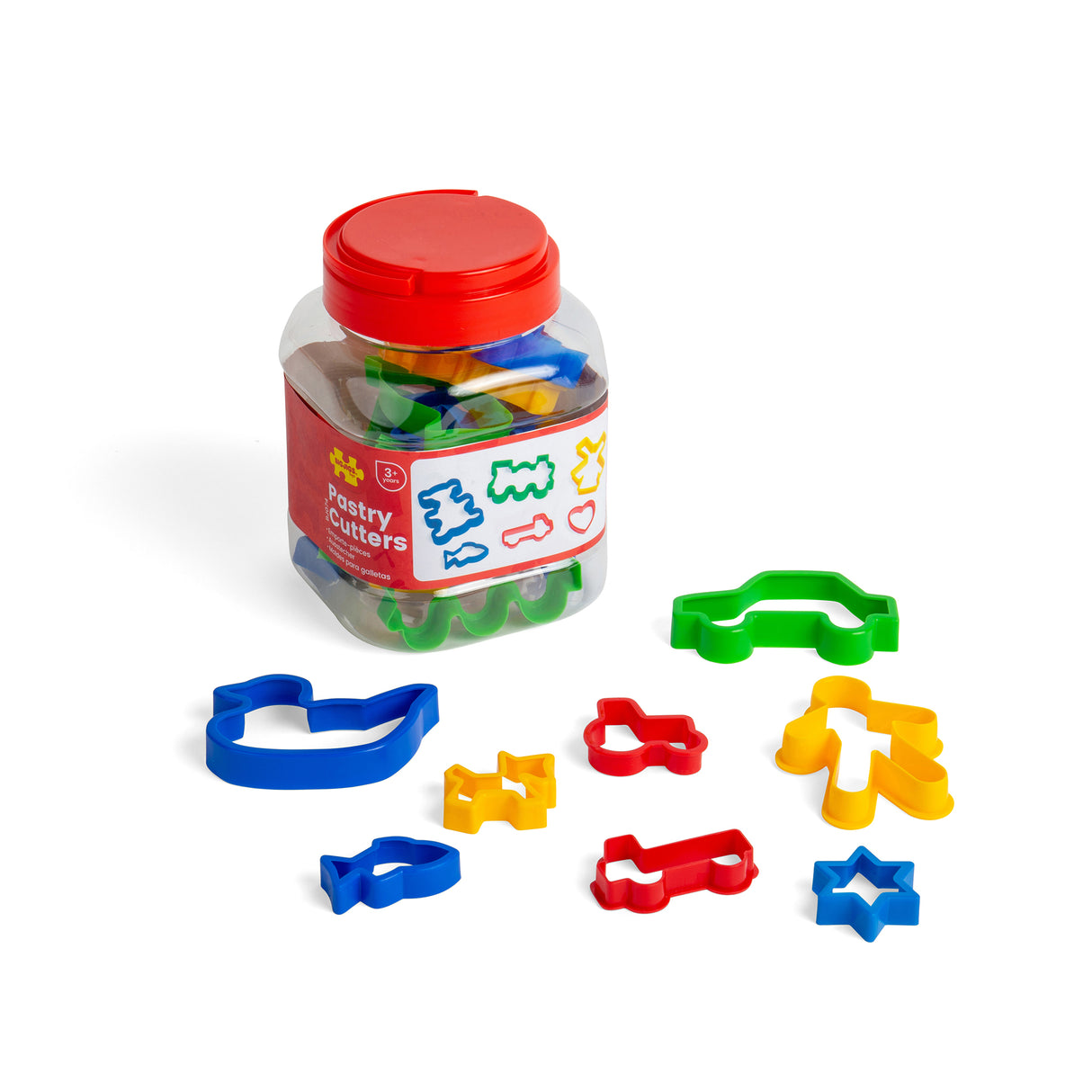 Jar of 24 Pastry Cutters