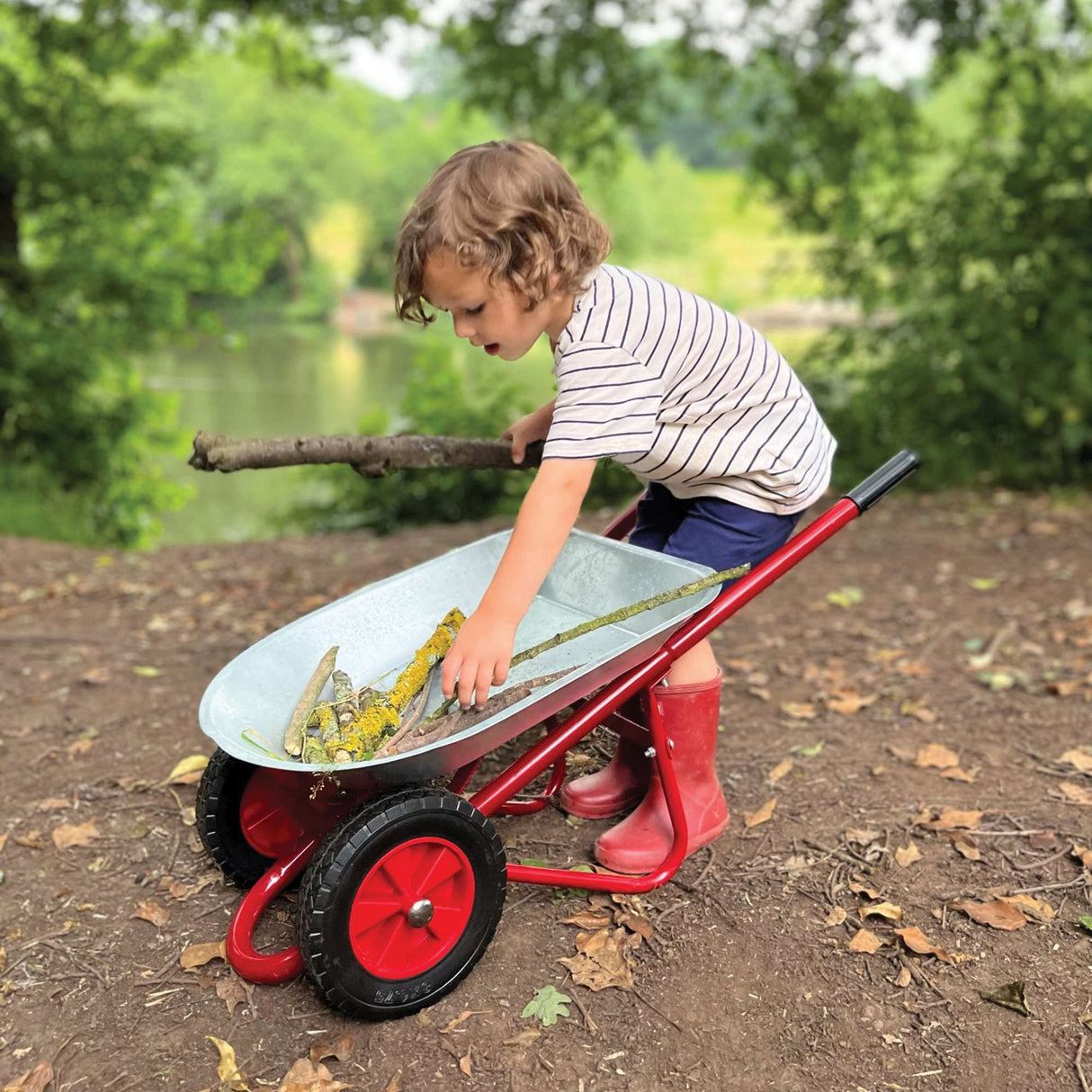 Kids 2 Wheeled Garden Wheelbarrow