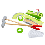 Kids Wooden Crazy Golf Toy Set