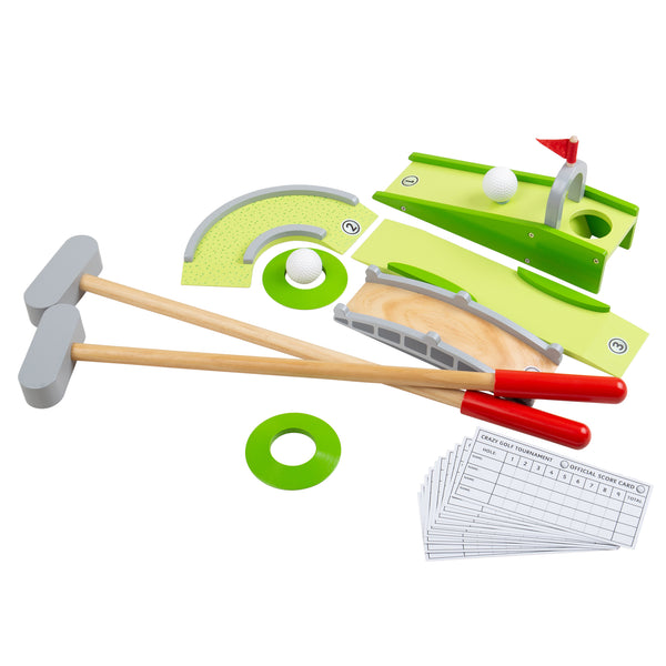 Wooden Crazy Golf | Outdoor Playset | Official Bigjigs Toys