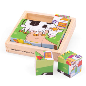 Animal Cube Puzzle - DAMAGED BOX