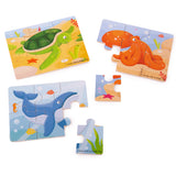 Sealife (6 Piece Puzzles) - 3 Puzzles - DAMAGED BOX