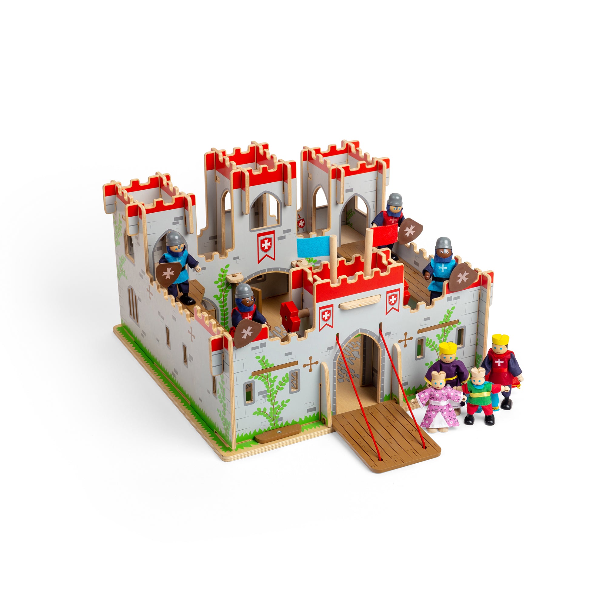 Wooden Castle Toys Bundle | Small World Play Sets | Bigjigs Toys